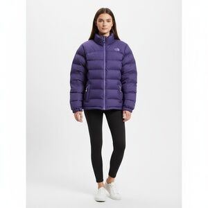 The North Face Womens Small Purple Nuptse 700 Down Puffer Jacket Vintage Warm